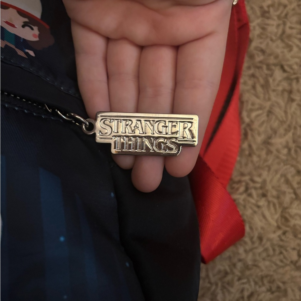 Stranger Things Black And Red Backpack - image 2